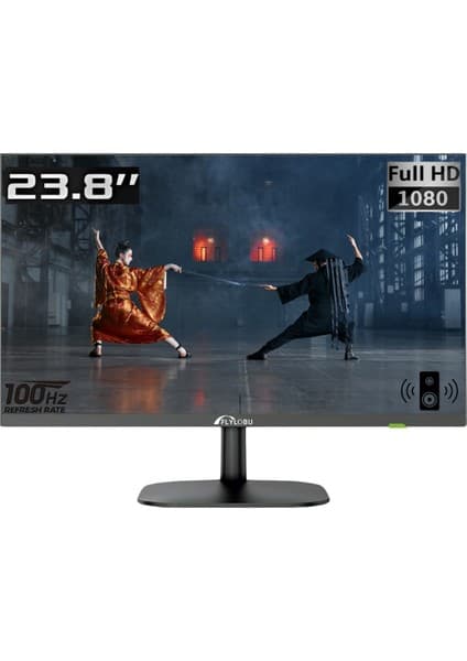Flylobu FFC-24F10-H 23.8" Inch Fhd Ekran 100 Hz Va Panel 1920*1080 Hoparlörlü Gaming Oyuncu Monitörü - Çerçevesiz Hdmı 2 Yıl Garanti