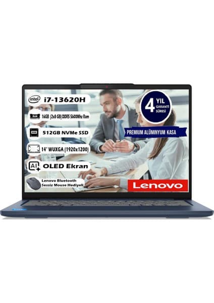 Lenovo Ideapad Slim 5 14IRH10 Intel Core I7-13620H 16GB 512GB SSD 14\