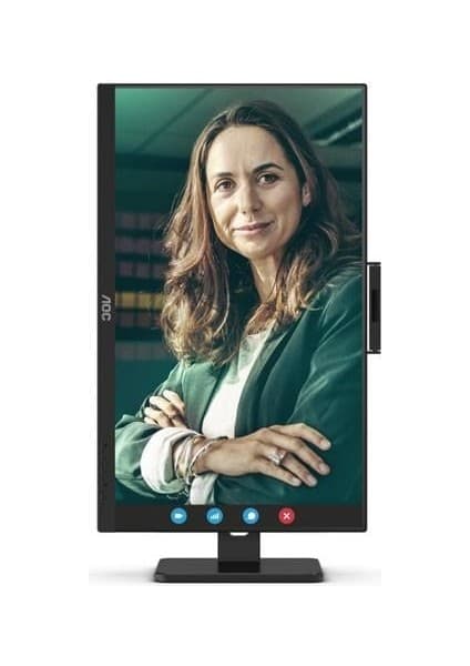 AOC 27" IPS Q27P3QW 4ms 75HZ Hdmı-Dp Kurumsal Pıvot Web Kameralı Monitör 2560X1440