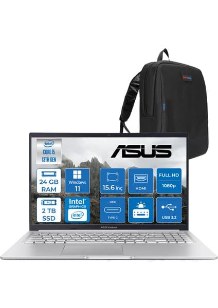 Asus Vivobook 15 X1502VA Intel Core I5 13420H 24GB 2tb SSD Windows 11 Pro 15.6\