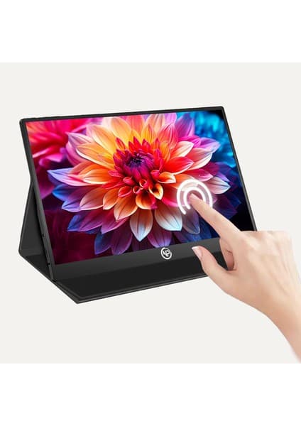 NPO NPM6T 15.6" IPS Fhd 5ms 60Hz Type-C Telefon&oyun Konsolu Uyumlu Dokunmatik Taşınabilir Monitör