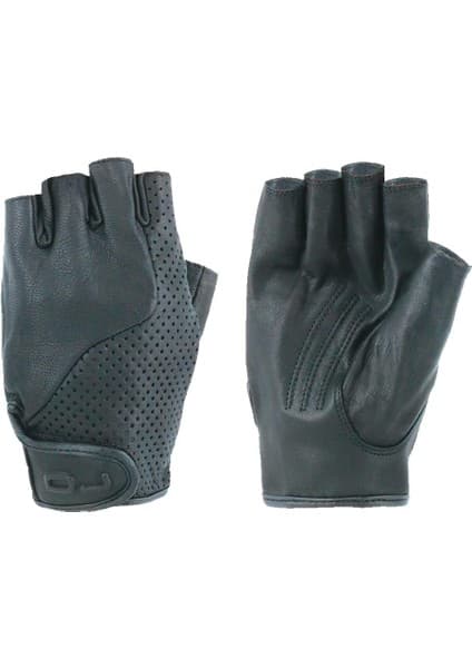 OJ Fresh Siyah Yarım Parmaksız Motosiklet Eldiveni M