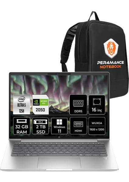Hp Probook 460 G11 Intel Core Ultra 5 125H 32GB 2tb SSD RTX2050/4GB 16\