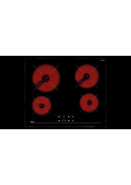 Teka - TZ 6415 - Ankastre Cam Seramik Elektrikli Ocak - 6300 W - Siyah - 60 cm - 40239040