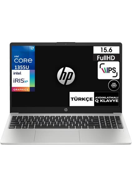 Hp 250 G10 I7-1355U 32 GB 1 Tb SSD Windows 11 Pro Iris Xe Graphics 15.6\