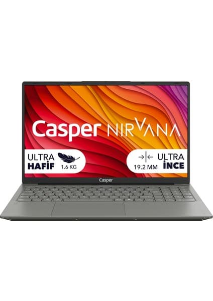 Casper Nirvana X650 I3-1315U 8GB DDR5 250GB SSD Freedos 15.6\