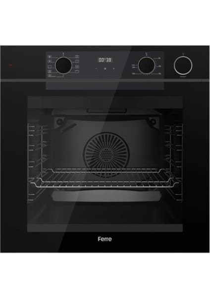 Ferre Artline Fryart & Steamart QEP64CS Siyah Cam Ankastre Fırın