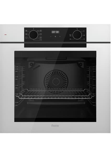 Ferre QEP63CB Fryart Serisi Beyaz Ankastre Fırın (0+7 Konum)