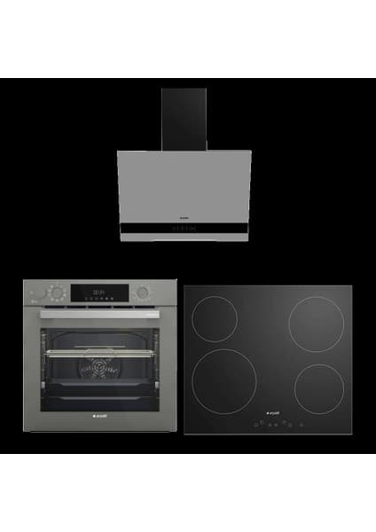 Arçelik Yeni Elegant Buhar Destekli Ankastre Set