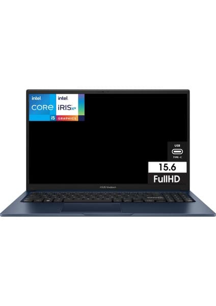 Asus Vivobook 15 X1504VA I5-1334U 16 GB 512 GB SSD Windows 11 Pro Iris Xe Graphics 15.6\