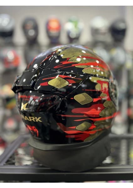 Shark Skwal I3 Venum Ledli Kask (+1 Gold Vizör) 8
