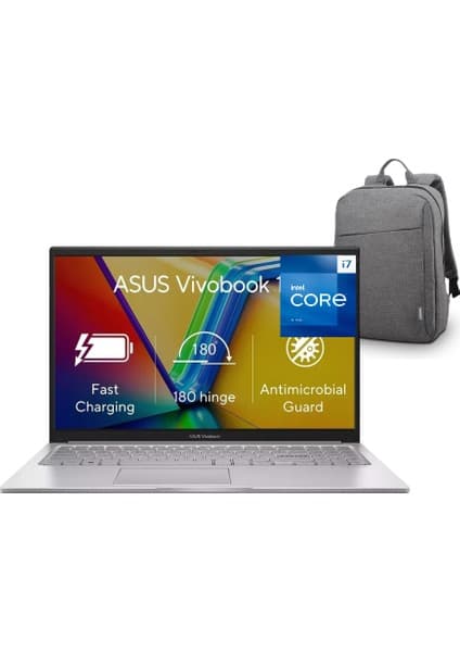 Asus Vivobook 15 P6 Intel Core I7 1355U 40GB Ram 2tb SSD 15.6'' Full Hd WINDOWS11 Taşınabilir Bilgisayar Çanta Hediyeli
