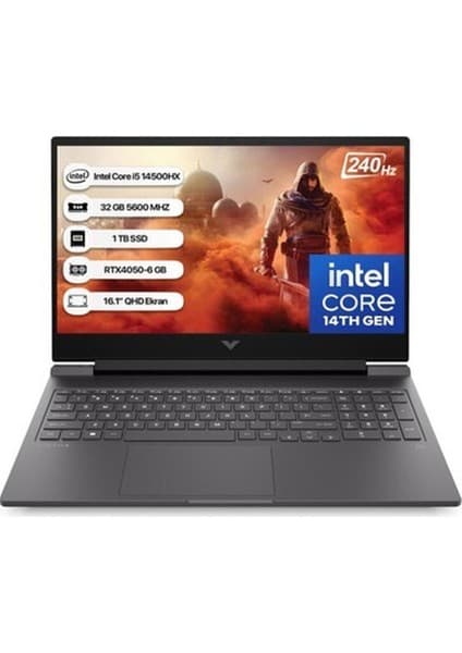 Hp Victus 16-R1000NT Intel Core I5 14500HX 32 GB 1 Tb SSD RTX4050-6GB Freedos 16.1