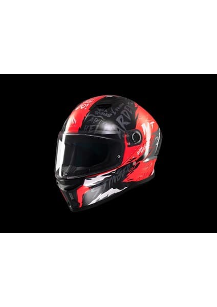 Mt Helmets Kask mt Stınger Ardent C5 Parlak Siyah/kırmızı
