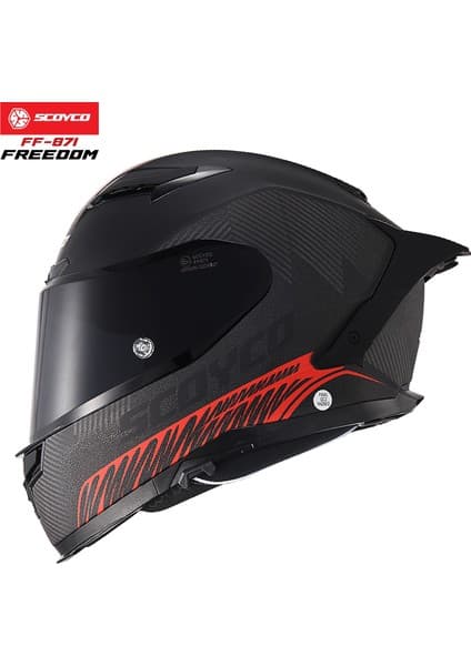 Scoyco FF-871 Freedom Full Face Motosiklet Kaskı