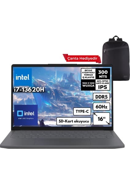 Lenovo Ideapad Slim 3 I7-13620H 16-Gbddr5 512 Gbssd Intel® UHD Graphics 16\