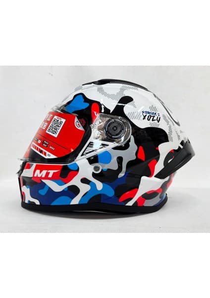 MT Stinger 2 Yozu A7 Parlak Renk Şefaf Vizörlü V-28B