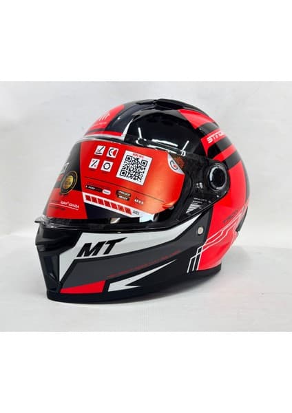 MT Stinger 2 Tron B15 Parlak Renk Şefaf Vizörlü V-28B