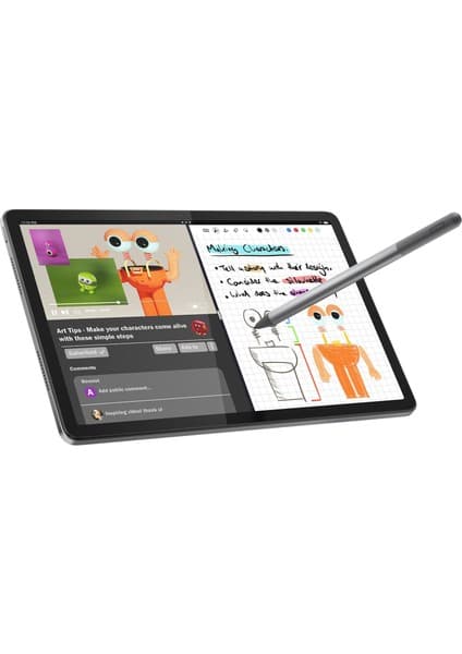 Lenovo Tab K11 ( M11 ) TB330FU 4GB 128GB Depolama 11" Wuxga (1920X1200) IPS IP52 Android Tablet - ZADC0100TR + Lenovo Kalem -Gri
