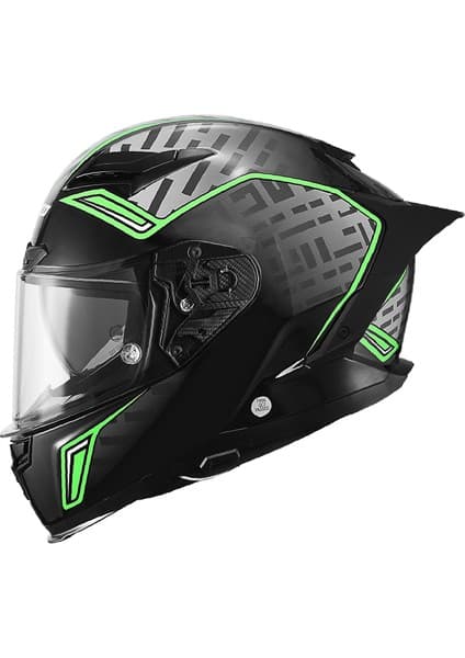 Motoanl Motosiklet Kask Full Face Ce Yüksek Güvenlikli Motor Kaskı Exorcısm Edition