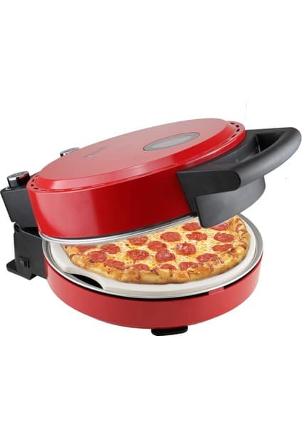 Bestron Viva Italia Pizza Fırını, 320°C Elektrikli Fırın, Şamot Taşı Dahil