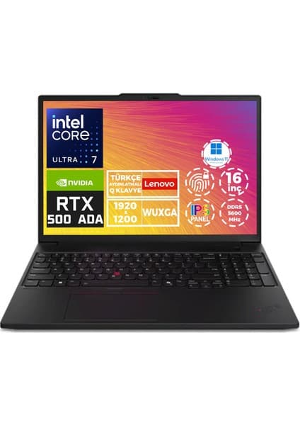 Lenovo Mws Thinkpad P16S G3 Ultra 7 155H 24GB 1tb SSD 4 GB RTX500 Ada 16\
