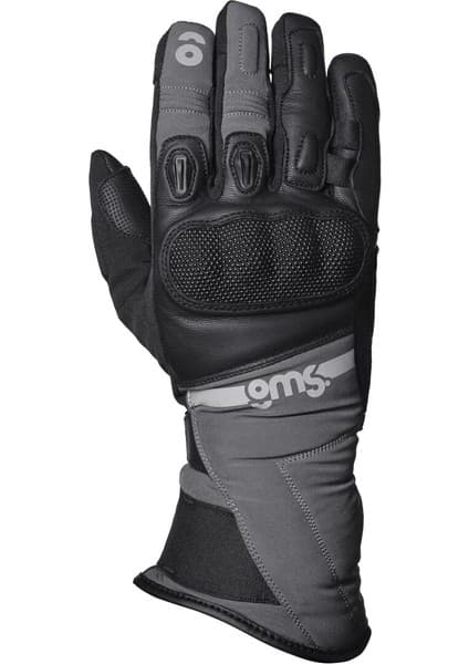 GMS Motosiklet Kışlık Eldiven Tylon Sf Wp Gloves - Black Grey