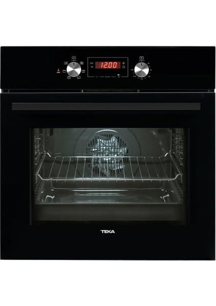 Teka - Hak 625 Bk - Ankastre Multifonksiyonel Dijital Ekranlı Fırın - Siyah Cam - 65 Lt - 111020054