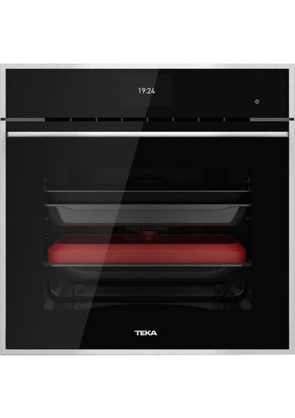 Teka IOVEN SS Ankastre Multifonksiyonel Dokunmatik Ekranlı Turbo Fırın Siyah Cam 70 lt 41560160