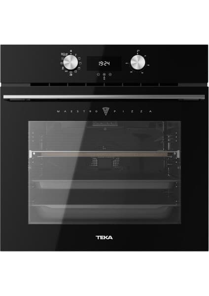 Teka - PIZZA HLB 8510 P - Ankastre Multifonksiyonel Dijital Ekranlı Turbo Fırın - Siyah Cam - 70 lt - 111000046