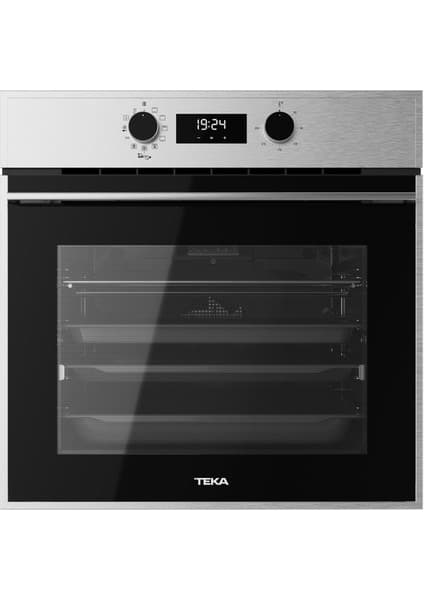 Teka AIRFRY HSB 646 SS Ankastre Multifonksiyonel Dijital Ekranlı Turbo Fırın Siyah Cam/Inox 70 lt 111010024