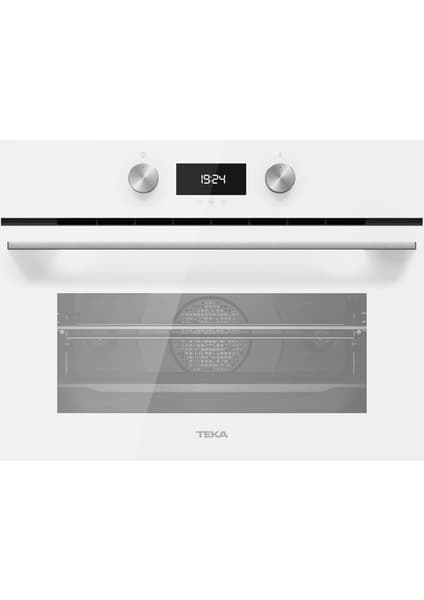 Teka - HLC 8400 WH - Ankastre Multifonksiyonel Turbo Kompakt Fırın - Beyaz Cam - 45 lt - 111130002