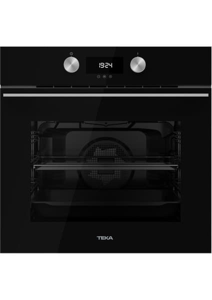 Teka - Hlb 8400 Bk - Ankastre Multifonksiyonel Dijital Ekranlı Turbo Fırın - Siyah Cam - 70 Lt - 111000005