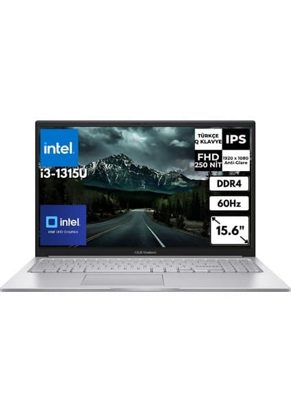 Asus Vivobook 15 I3-1315U 8 GB 256 GB SSD UHD Graphics Fhd 15.6\