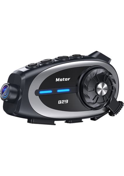 Serreha Q29 Motosiklet Kask Bluetooth Kulaklık 1080P Kamera Geniş Açı Su Geçirmez Intercom