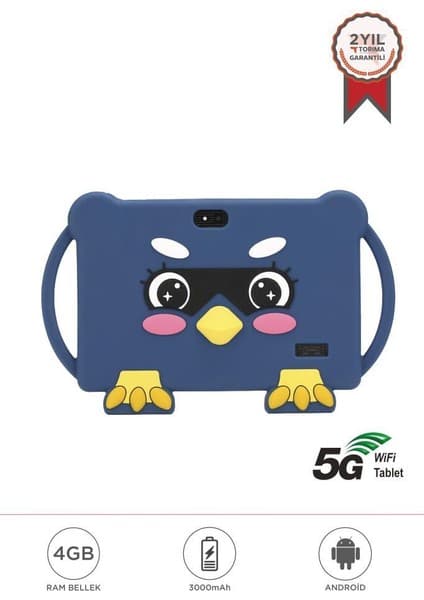 Torima T13 Mavi 4gb +128 GB Tablet Android 13 Çocuk Tableti Kılıf Hediyeli