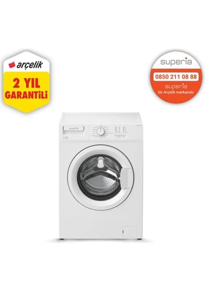 Superia Spr 70120 cm 1200 Devir 7 kg Çamaşır Makinesi