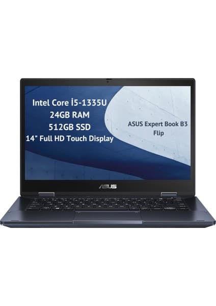 Asus expertbook B3 Flip B3402FVA-I58512S0D I5-1335U 24GB 512GB SSD 14\