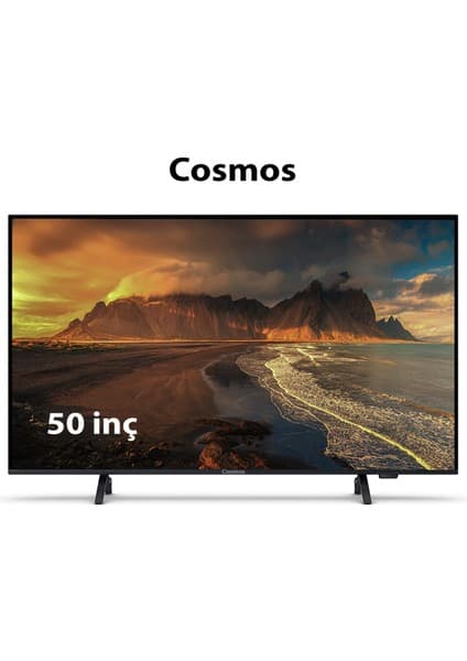 Cosmos 50'' 127 Ekran Uydu Alıcılı 4K Ultra HD Smart LED TV