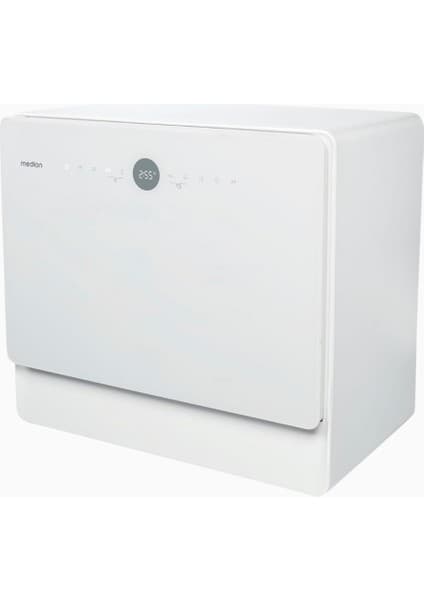 Medion Medıon MD37775 Mini Bulaşık Makinesi, 5 Kişilik, 7 Program, Kompakt Tasarım