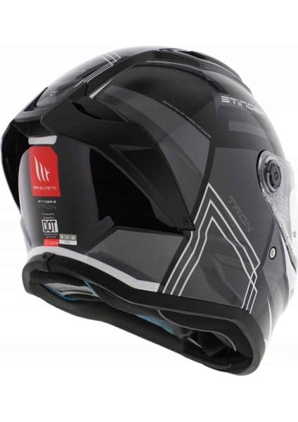 MT Stinger 2 Tron B12 Kapalı Kask 7