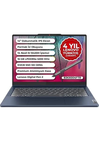 Lenovo Ideapad Slim 5 Case 2 in 1 Intel Core i5 13420H 16GB 512GB SSD Freedos 14\