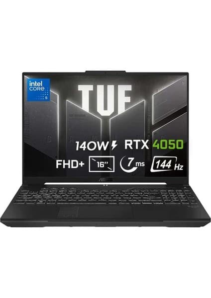 Asus Tuf Gaming F16-GAMING Intel Core 5 210H 16-Gbddr5 512 GB SSD Rtx 4050 6gb (140W) 144Hz 16\