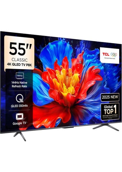 TCL 85P8K 85" 216 Ekran Uydu Alıcılı 4K Ultra HD Google QLED TV 5