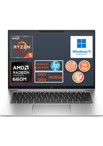 Hp Elitebook 845 G9 Ryzen 5 6600U 24GB 2tb SSD 14\