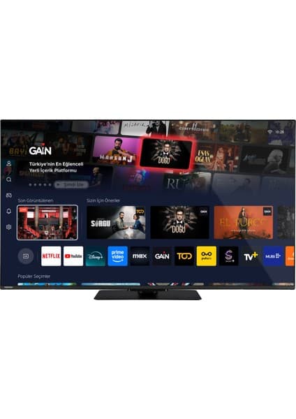 Toshiba 75QV3F63DT 75'' 189 Ekran Uydu Alıcılı 4K Ultra HD Vidaa Smart QLED TV 4