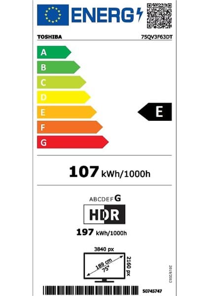 Toshiba 55QV3F63DT 55'' 139 Ekran Uydu Alıcılı 4K Ultra HD Vidaa QLED TV 5