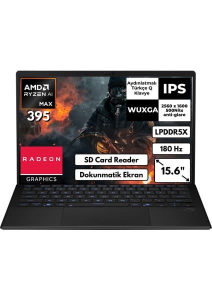 Asus Rog Flow Z13 Ryzen Aı Max Plus 395 32 GB 4 Tbssd Radeon 8060S 13.4\