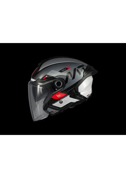 Mt Helmets Kask mt Cosmo Sv Silence B2 Gloss Füme Gözlüklü 7