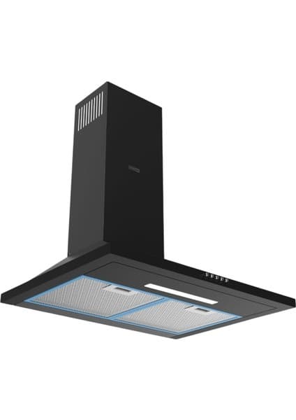 Ukinox Sierra 60 Siyah Duvar Tipi Davlumbaz